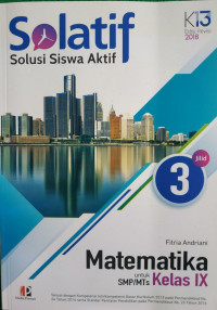 Solatif Solusi Siswa Aktif Matematika Kelas IX