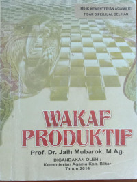 WAKAF PRODUKTIF