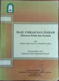 HAJI,UMRAH DAN ZIARAH