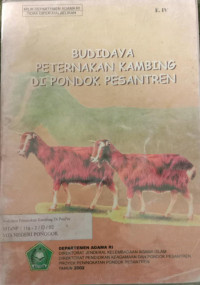 BUDIDAYA PETERNAKAN KAMBING