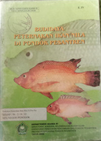 BUDIDAYA PETERNAKAN IKAN NILA DI PONDOK PESANTREN