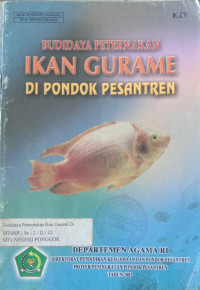 BUDIDAYA IKAN GURAMI