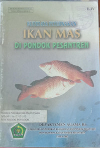 BUDIDAYA IKAN EMAS