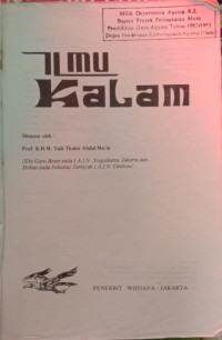 ;ILMU KALAM