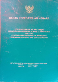 PTP BADAN KEPEGAWAIAN NEGARA