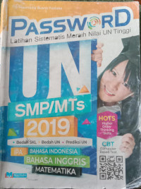 PASSWORD SMP/MTS UN 2019