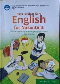 Buku Panduan Guru ENGLISH for Nusantara VIII